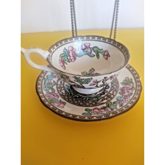 Coalport Indian Tree Tea Cup & Saucer Set 1950's - Picture 12 of 12